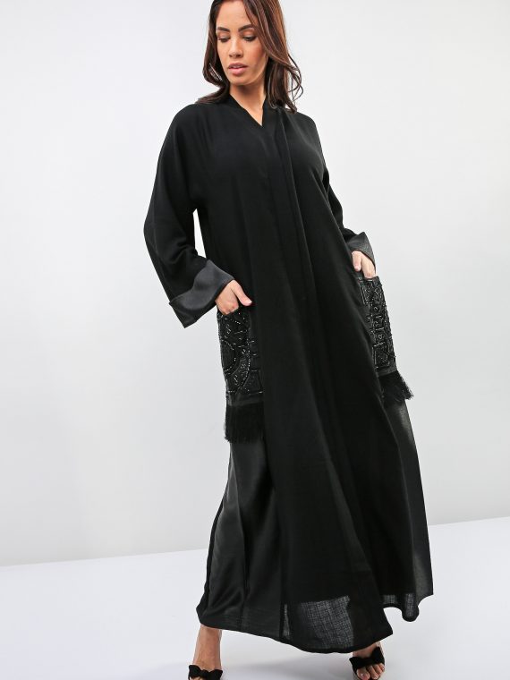 Pockets Styling Abaya-Bousni
