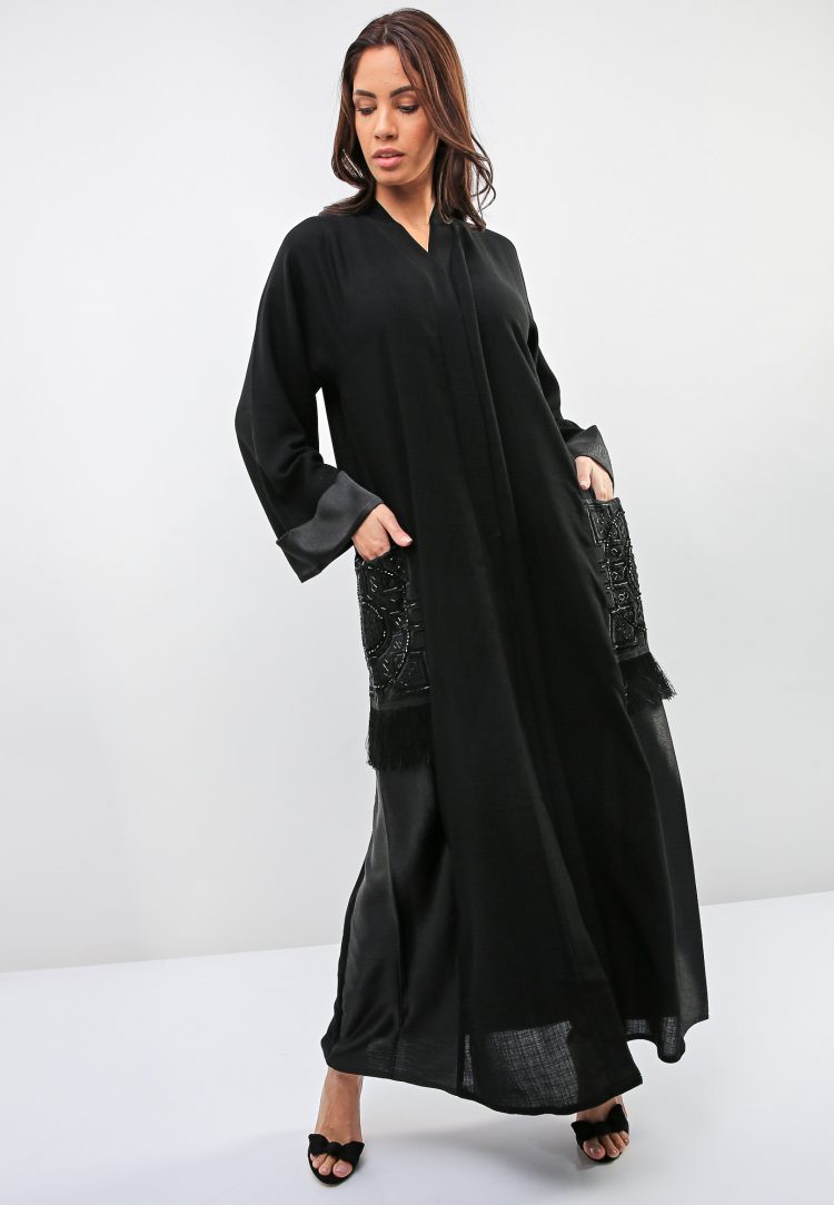 Pockets Styling Abaya-Bousni