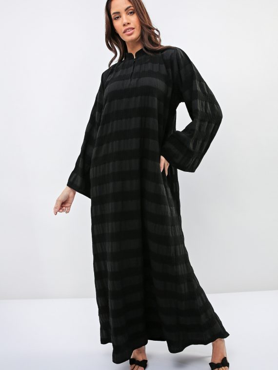 Stripe Styled Abaya-Bousni