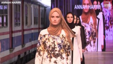 Catwalk at Istanbul Modest Fashion Week hosted by Modanisa. Annah Hariri 2016