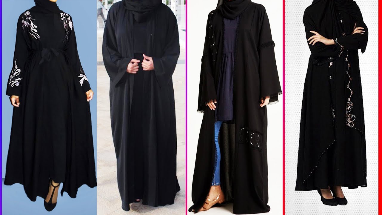 Black open abaya | Open abaya designs | Best black open abaya designs | Generation Y | Abaya |