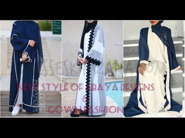 Abaya Designs 2017 & Gown Fashion for Girls – Latest Abaya Styles