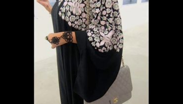 Dubai Embroidered Abaya Designs 2016 Collection