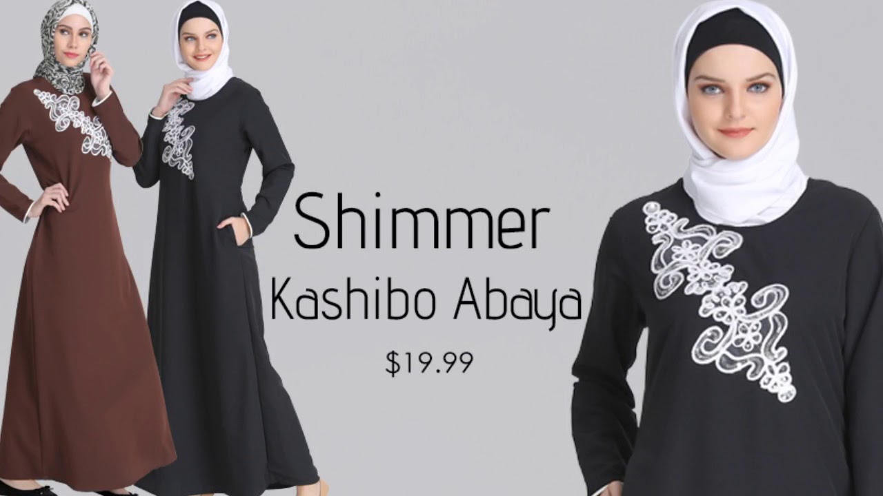 Islamic Clothing – Modest Fashion – Designer Abaya Eid Dress 2018 – Shannoh.com