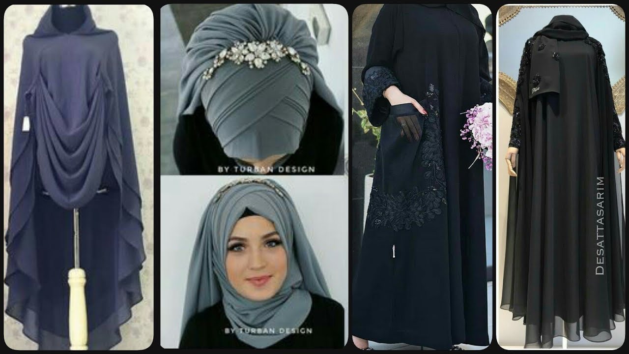 100+Designer Stylish Abaya Hijab Designs
