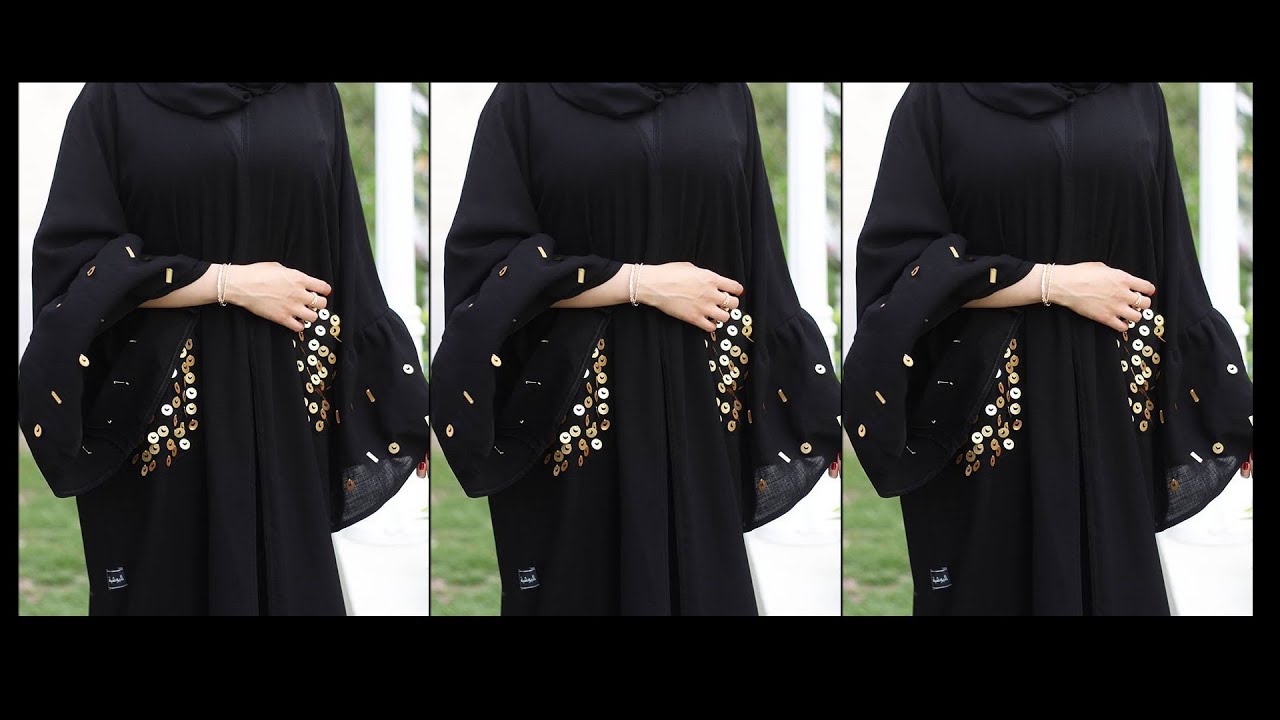 simple black abaya designs in dubai 2019