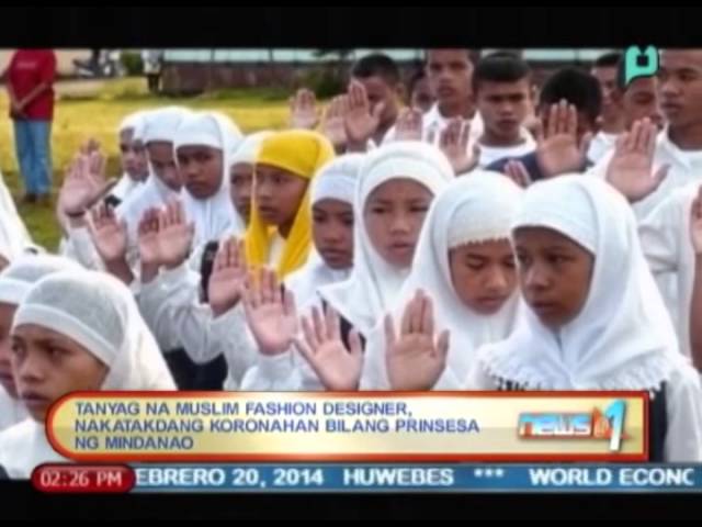 Tanyag na Muslim fashion designer, nakatakdang koronahan bilang prinsesa sa Mindanao -2/20/14