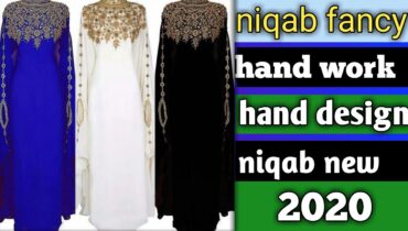 Niqab fancy hand work 2020 || fancy design new abaya || niqab design video ||niqab