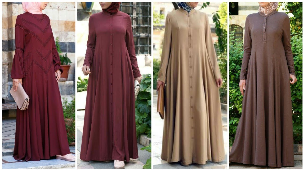 Stylish latest fashion trend of abaya Frocks designe