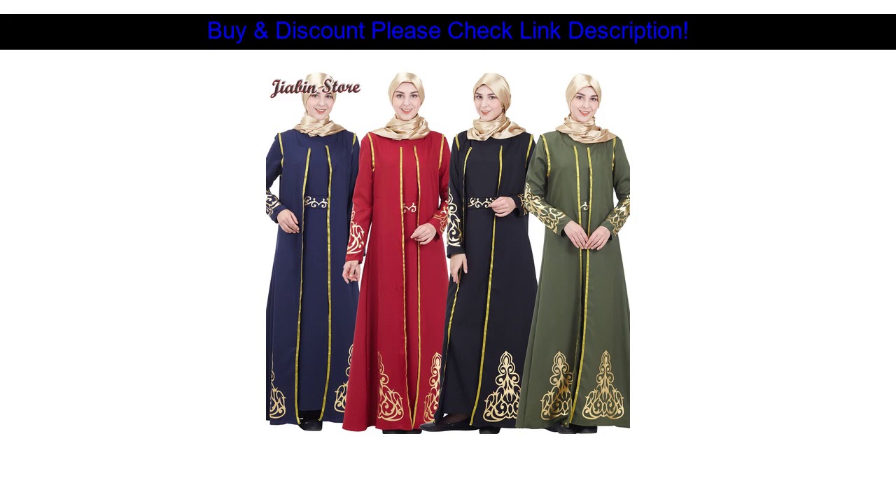 Slide Muslim Dress Abaya News  2 PC Tunic and Robe Islamic Clothing Party Turkey Muslim Dresses Par