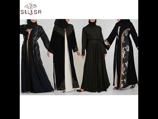 Latest Models Western Style Boutique Outfits Abaya Designs Dubai With Islamic Clothing Kids