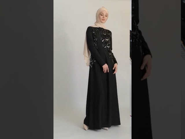 Top Selling Full Body Islamic Clothing Black Abaya Muslim Women Dress Maxi Dresses For Ladies