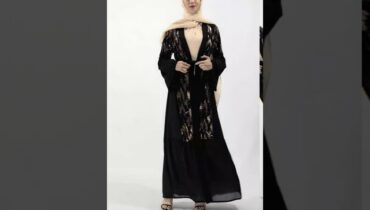 Fashionable Dubai Kimono Muslim Wear Trumpet Sleeve Islamic Clothing Women Dress Front Open Abaya